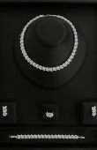 Zircon Set Necklace Wedding Henna Engagement Jewelry Set Models
