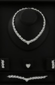 Zircon Set Necklace Wedding Henna Engagement Jewelry Set Models