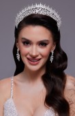 Bridal Crown Models Zircon Stone Wedding Engagement