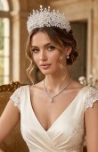 Zircon Stone Hair Accessories Models Wedding Henna Engagement Bride						