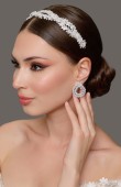 Zircon Stone Hair Accessories Models Design Wedding Henna Engagement Bride						