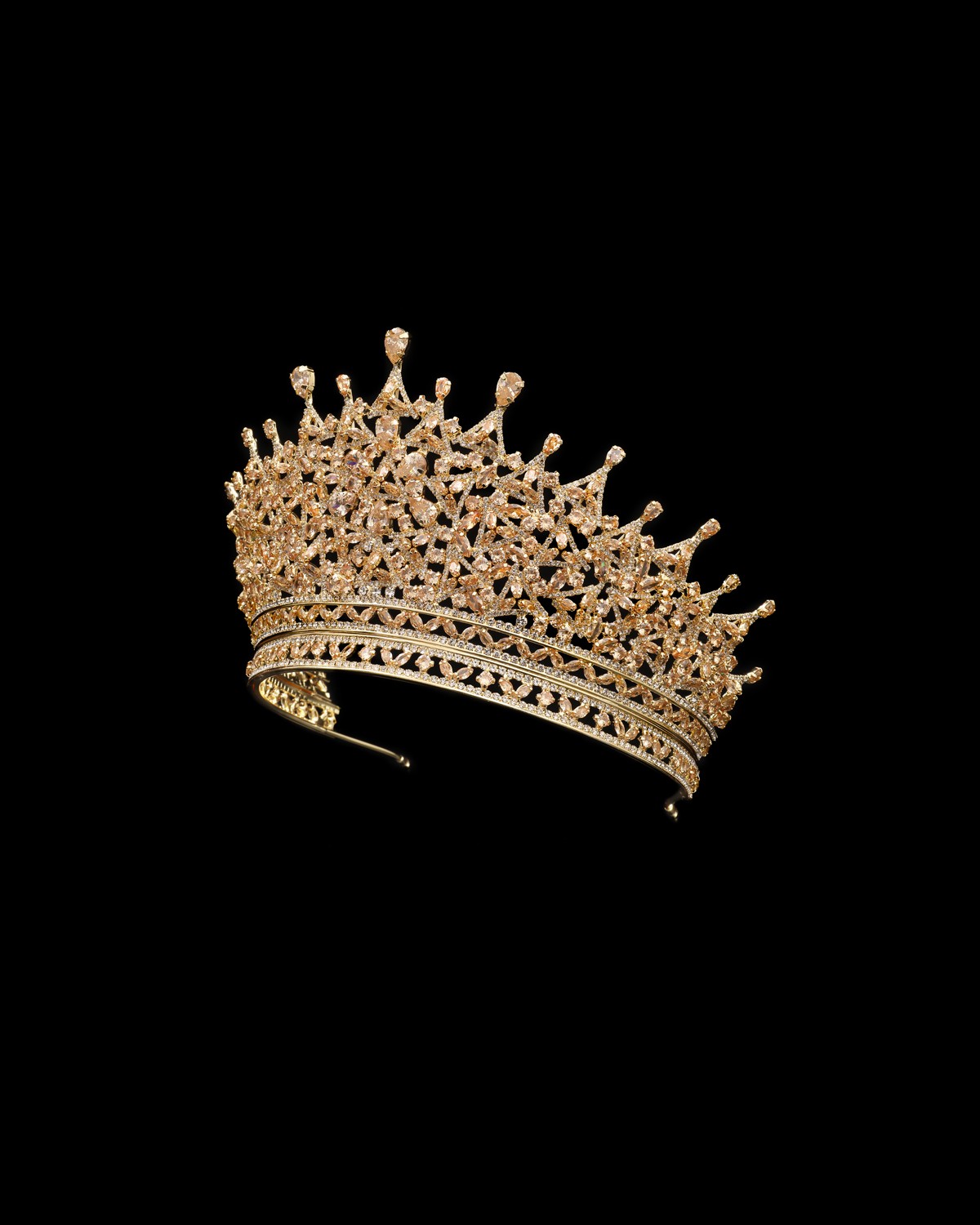 Alina Zircon Stone Henna Crown Buy Now.