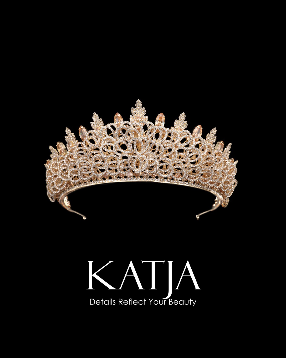Katja Zircon Stone Henna Crown Buy Now.