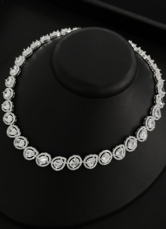 Zircon Set Necklace Wedding Henna Engagement Jewelry Set Models