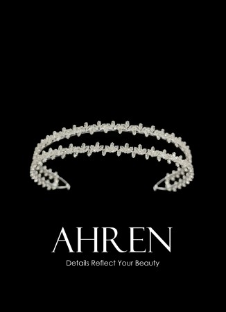 Zircon Stone Hair Accessories Models Wedding Henna Engagement Bride						