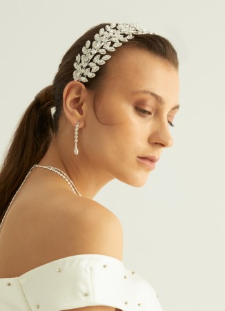 Zircon Stone Hair Accessories Models Wedding Henna Engagement Bride						