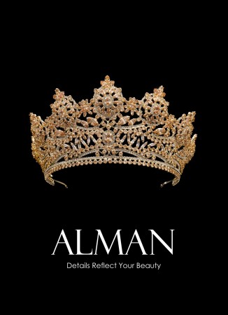 Zircon Crystal Stone Henna Crown Models