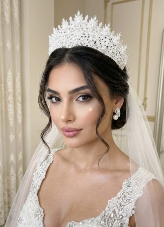 Crystal Stone Hair Accessories Models Wedding Engagement hair comb