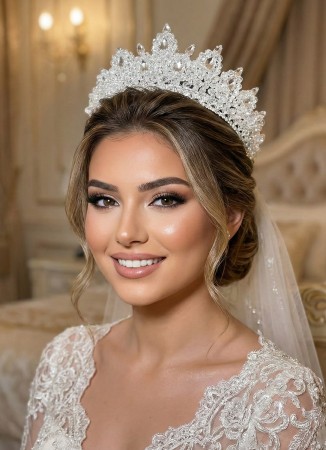Bridal Crown Models Design Wedding Engagement