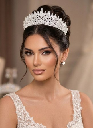 Bridal Crown Models Design Wedding Engagement Henna