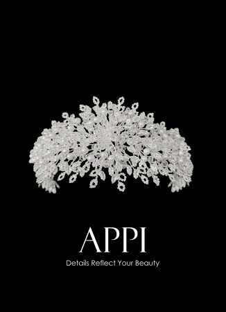 Zircon Stone Hair Accessories Models Design Wedding Henna Engagement Bride						