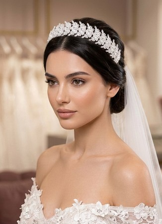 Zircon Stone Hair Accessories Models Wedding Henna Engagement Bride			