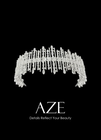 Zircon Stone Hair Accessories Models Design Wedding Henna Engagement Bride						