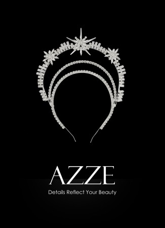 Crystal Stone Crown Hair Accessories Trend Design Wedding Bridal Henna