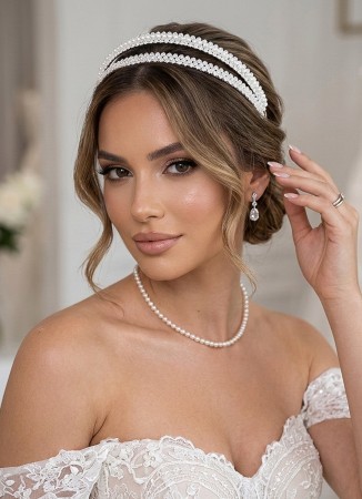 Zircon Stone Hair Accessory Models Wedding Henna Engagement Bride