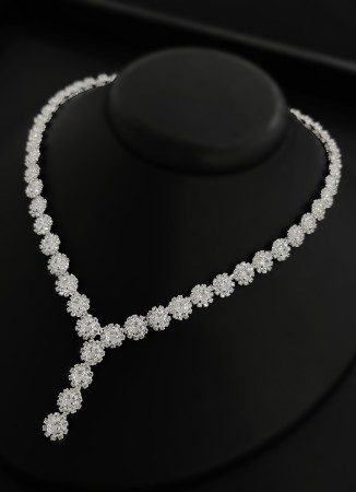 Zircon Set Necklace Wedding Henna Engagement Jewelry Set Models