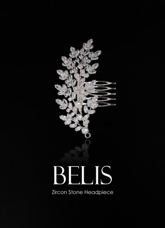 Zircon Stone Hair Accessories Models Wedding Henna Engagement Bride