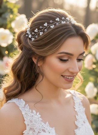Beaded Hair Accessory Models Special Design Bridal Wedding Henna