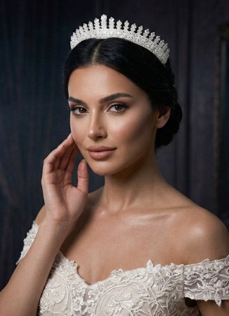 Bridal Crown Models Design Wedding Engagement Henna