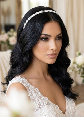 Zircon Stone Hair Accessories Models Wedding Henna Engagement Bride						