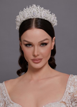 Bridal Crown Models Design Wedding Engagement Henna