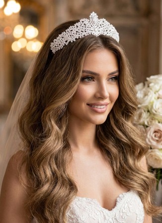 Bridal Crown Models Design Wedding Engagement Henna