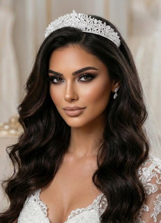 Bridal Crown Models Design Wedding Engagement Henna