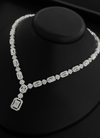 Zircon Set Necklace Wedding Henna Engagement Jewelry Set Models