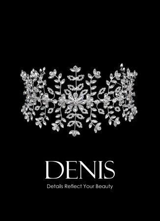 Crystal Stone Hair Accessory Models Wedding Henna Engagement Bride
