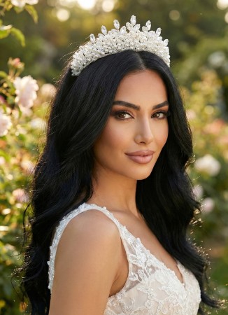 Zircon Stone Hair Accessories Models Wedding Henna Engagement Bride						
