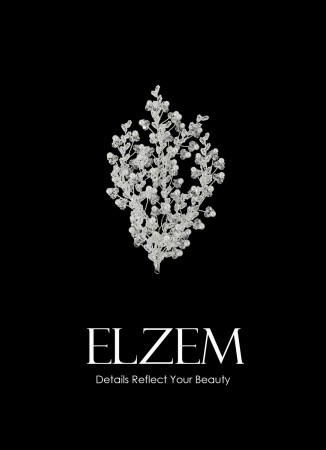 Zircon Stone Hair Accessories Models Wedding Engagement hair comp