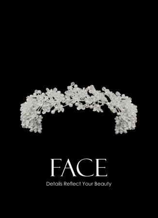 Bridal Crown Accessories Models Wedding Dress White Dress