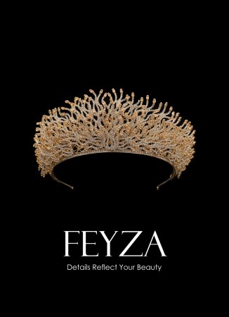 Henna Crown Bridal Red Dress Bindallı Special Design