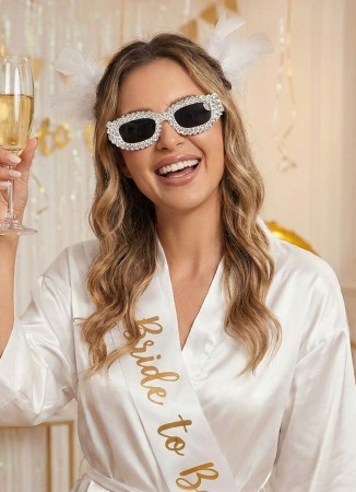 Party glasses bride to be party decorations