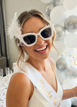 Party glasses, bride to be party decorations, birthday