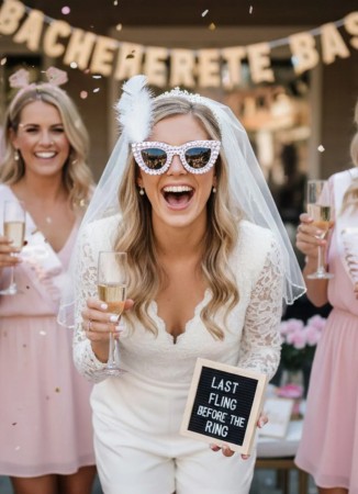 Party glasses, bride to be party decorations, birthday