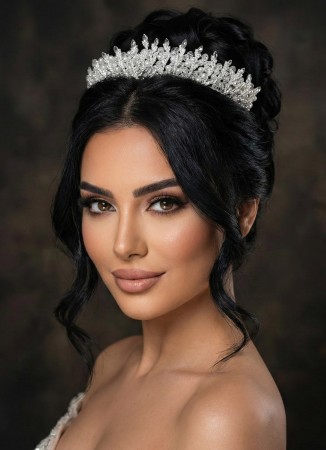 Bridal Crown Models Design Wedding Engagement