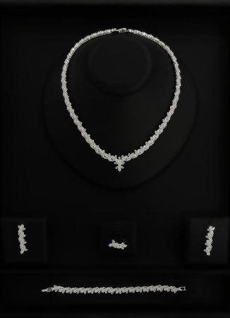 Set Necklace Wedding Henna Engagement Jewelry Set Models