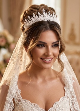 Zircon Stone Hair Accessory Models Hair Band Beaded Henna Wedding