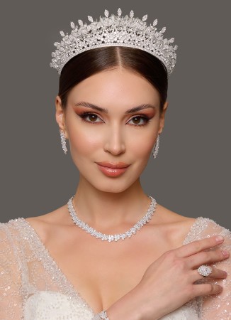 Bridal Crown Models Design Wedding Engagement Henna