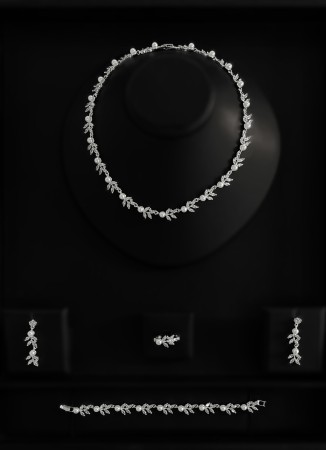 Zircon Set Necklace Wedding Henna Engagement Jewelry Set Models