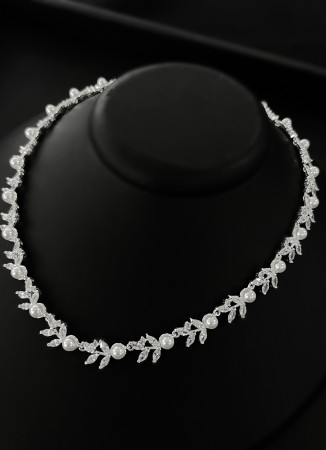 Zircon Set Necklace Wedding Henna Engagement Jewelry Set Models