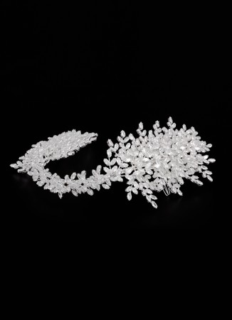 Zircon Stone Hair Accessory Models Hair Band Beaded Henna Wedding