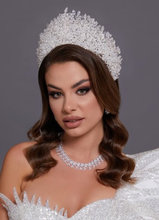 Bridal Crown Models Design Wedding Engagement Henna