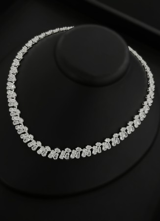 Zircon Set Necklace Wedding Henna Engagement Jewelry Set Models