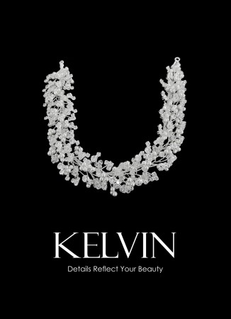 Zircon Stone Hair Accessories Models Wedding Henna Engagement Bride						
