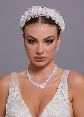 Zircon Stone Hair Accessories Models Wedding Henna Engagement Bride						