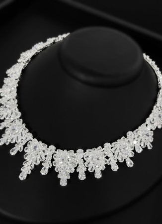 Zircon Set Necklace Wedding Henna Engagement Jewelry Set Models