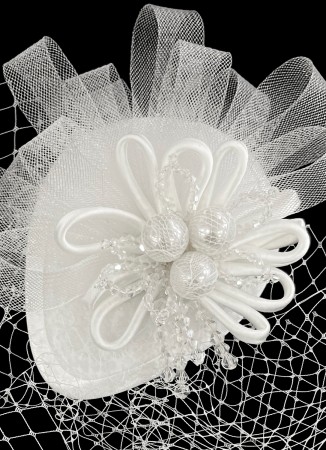 Wedding Cap Hat Wedding Bridal Accessory Engagement