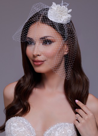 Wedding Cap Hat Wedding Bridal Accessory Engagement